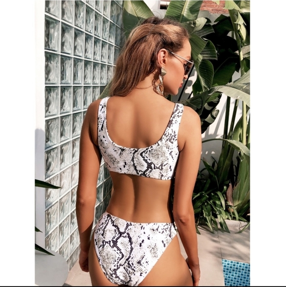 Snake Print Bikini Set - Picture 3 of 4